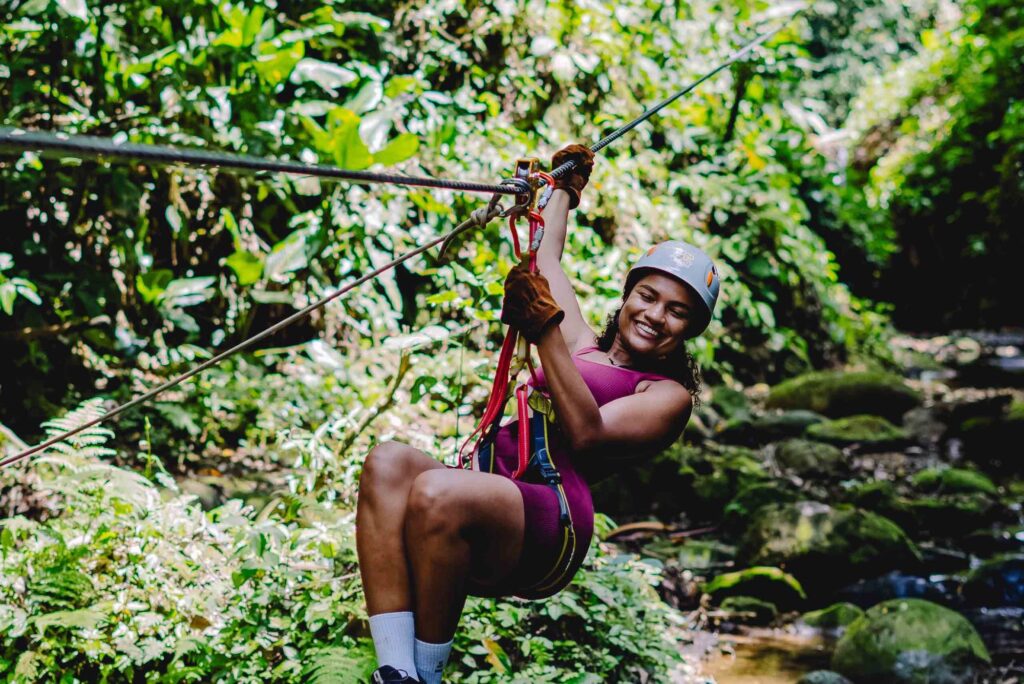 Costa Ricca Caribbean zip line