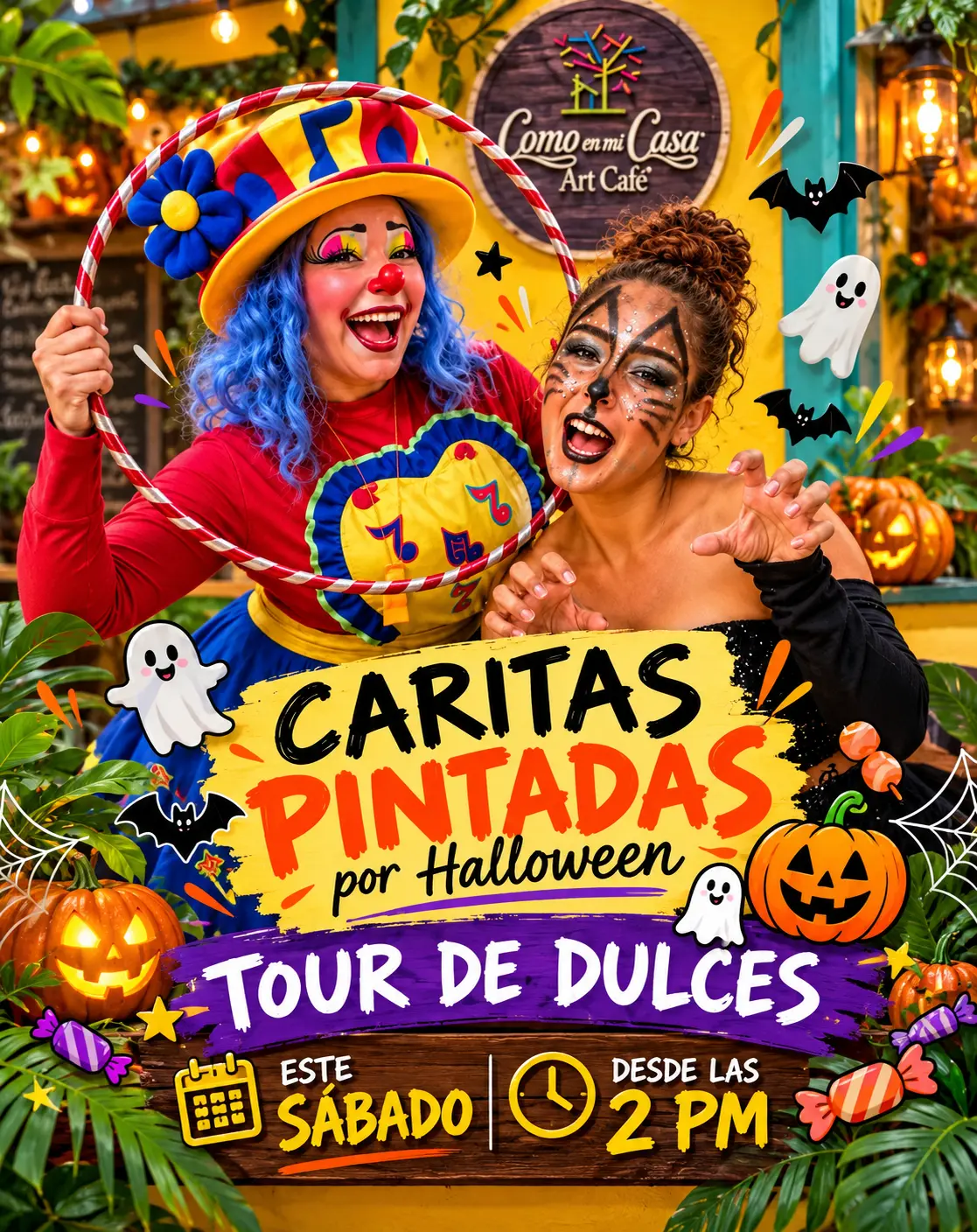 Caritas Pintadas de Halloween - Tour de Dulces featured media