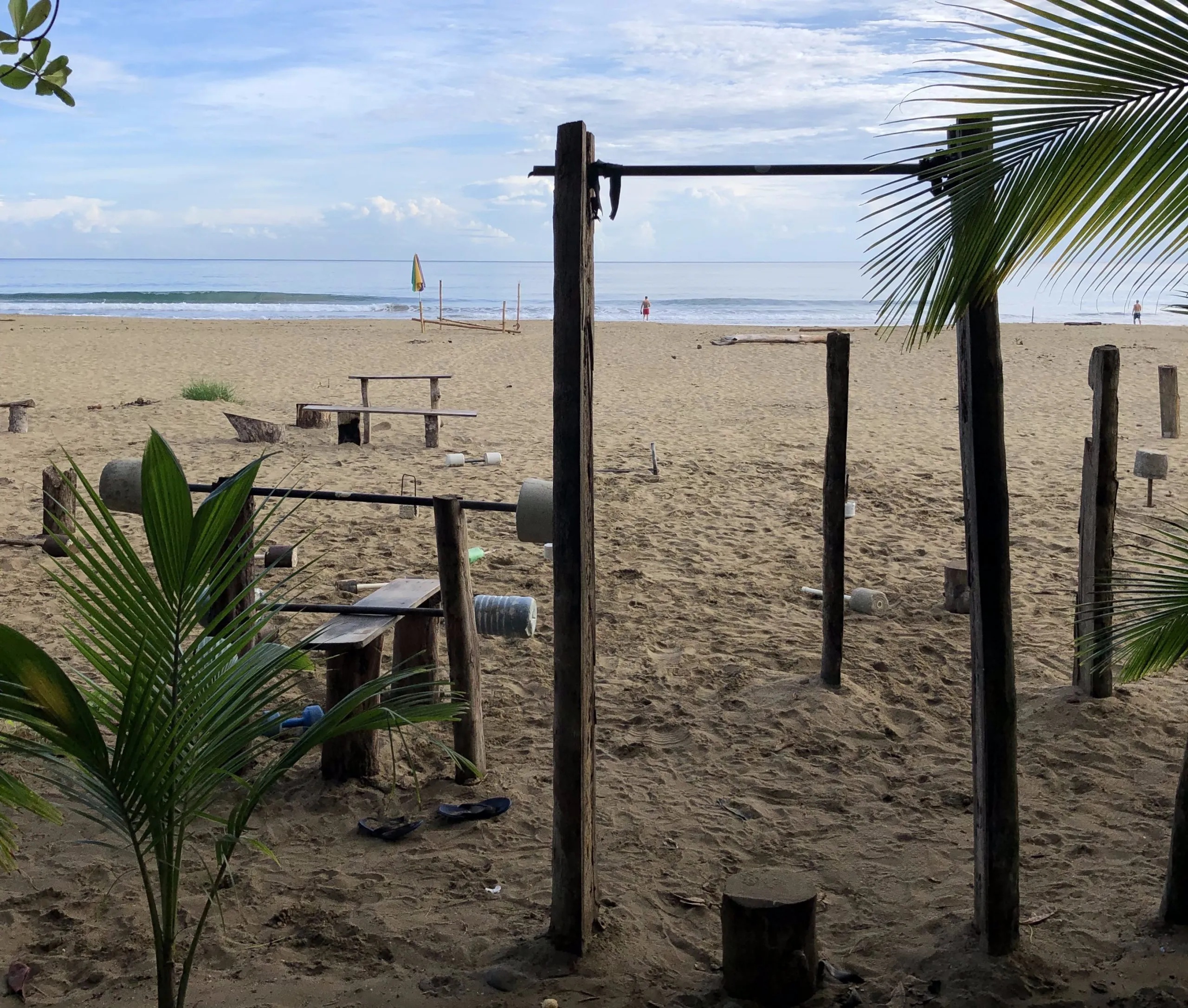 Workout with a View: Cocles Beach Gym